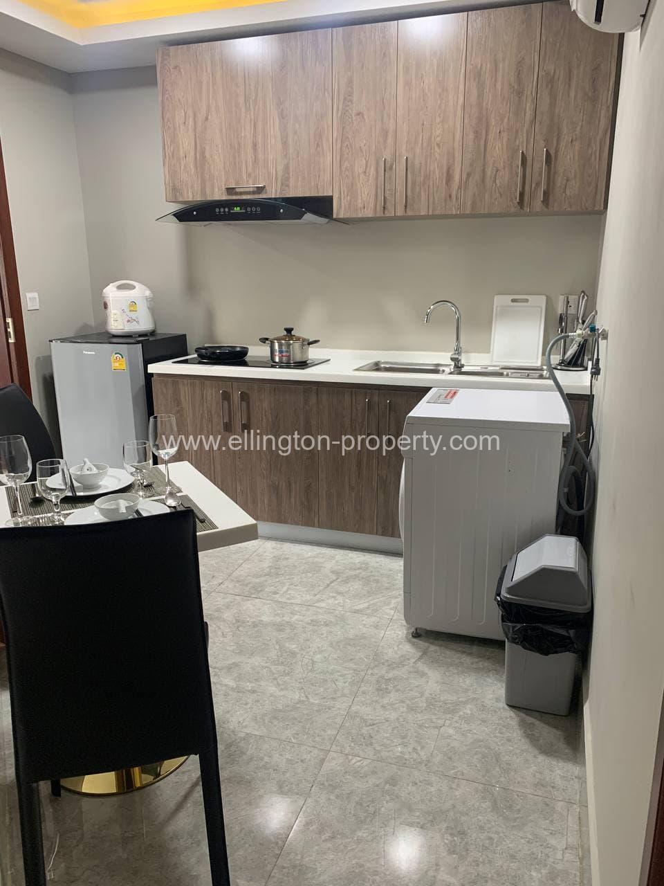 One Bedroom Services Apartment For Rent Location At Bkk1 - Ellington Property