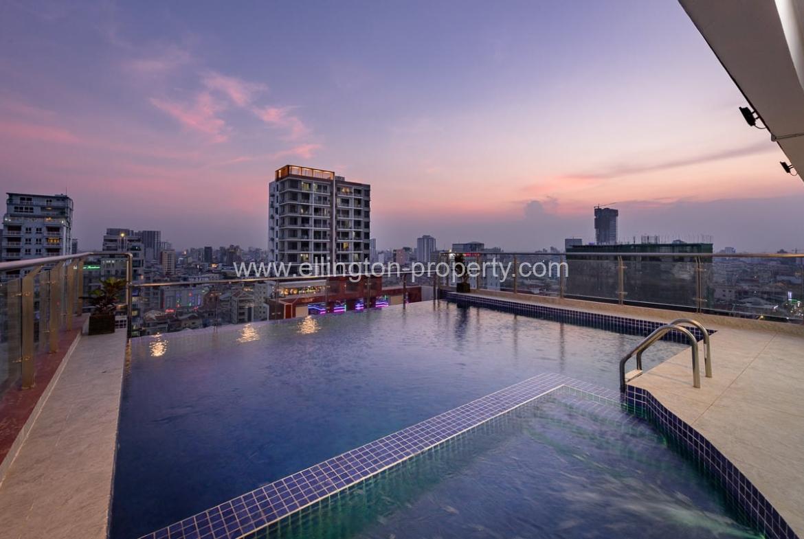 One Bedroom Services Apartment For Rent Location At Bkk1 - Ellington Property