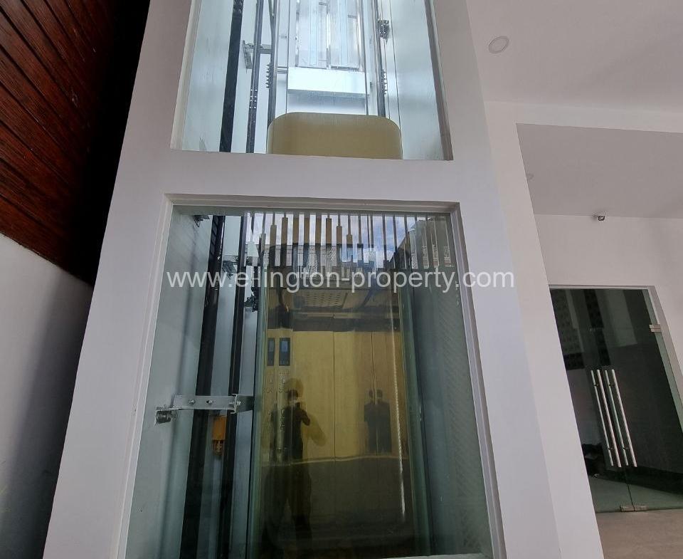 House With Elevator For Rent Location Beong Trobek Near Russai Market - Ellington Property