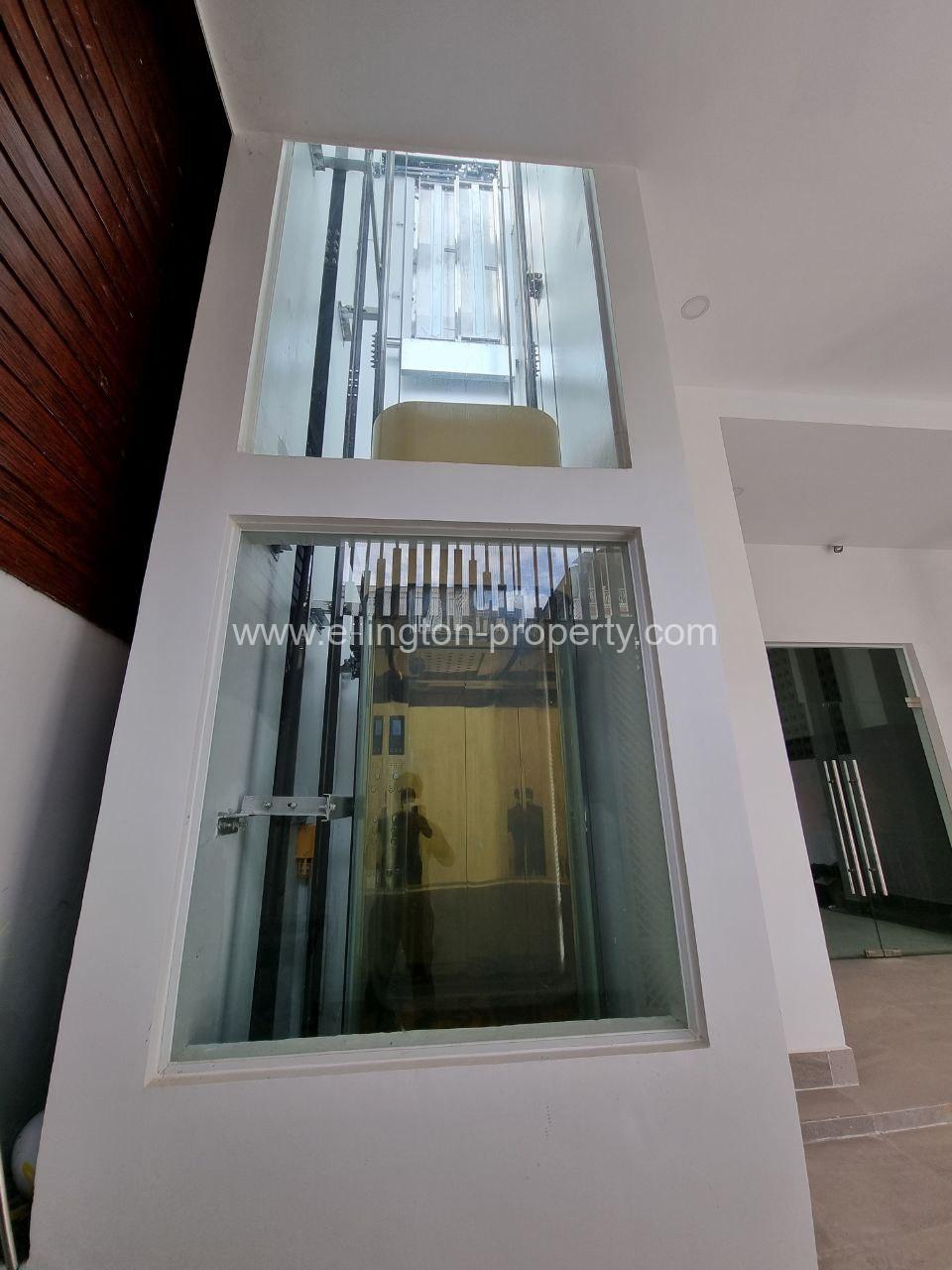 House With Elevator For Rent Location Beong Trobek Near Russai Market - Ellington Property