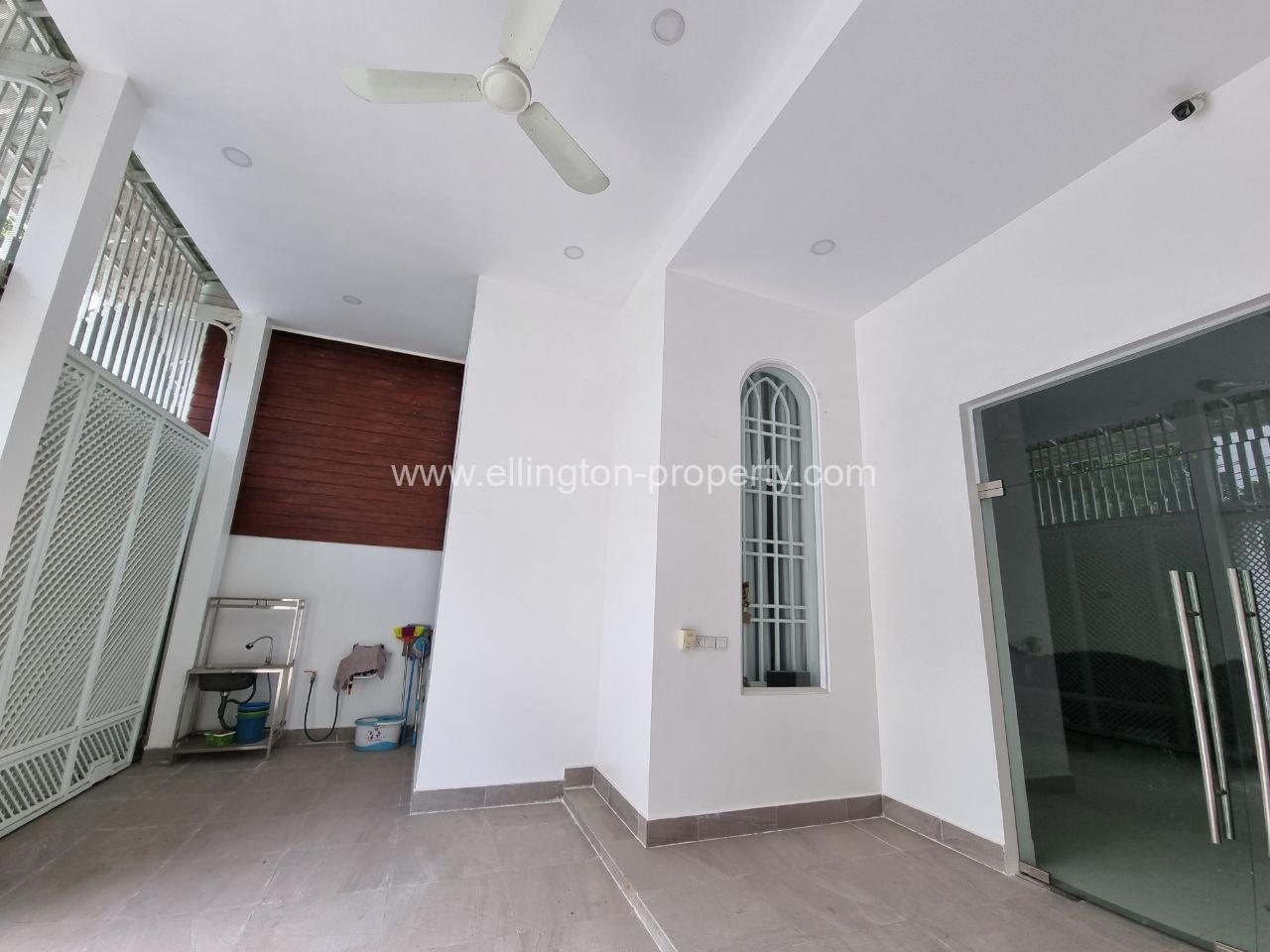 House With Elevator For Rent Location Beong Trobek Near Russai Market - Ellington Property