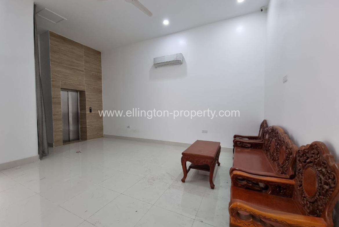 House With Elevator For Rent Location Beong Trobek Near Russai Market - Ellington Property