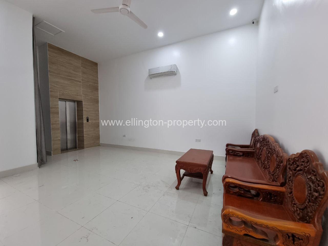 House With Elevator For Rent Location Beong Trobek Near Russai Market - Ellington Property