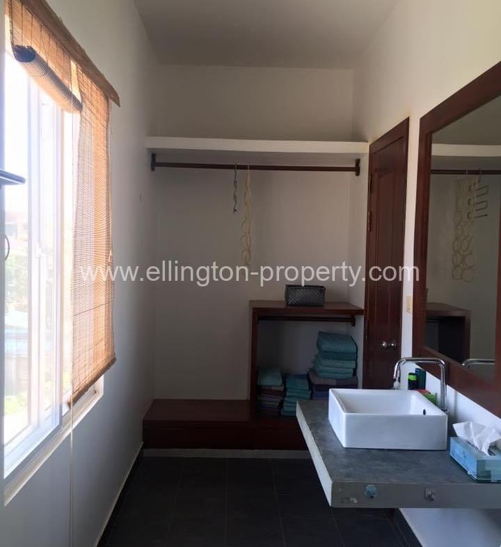 3 Bedrooms Flat House For Rent, Tonle Bassac. - Ellington Property