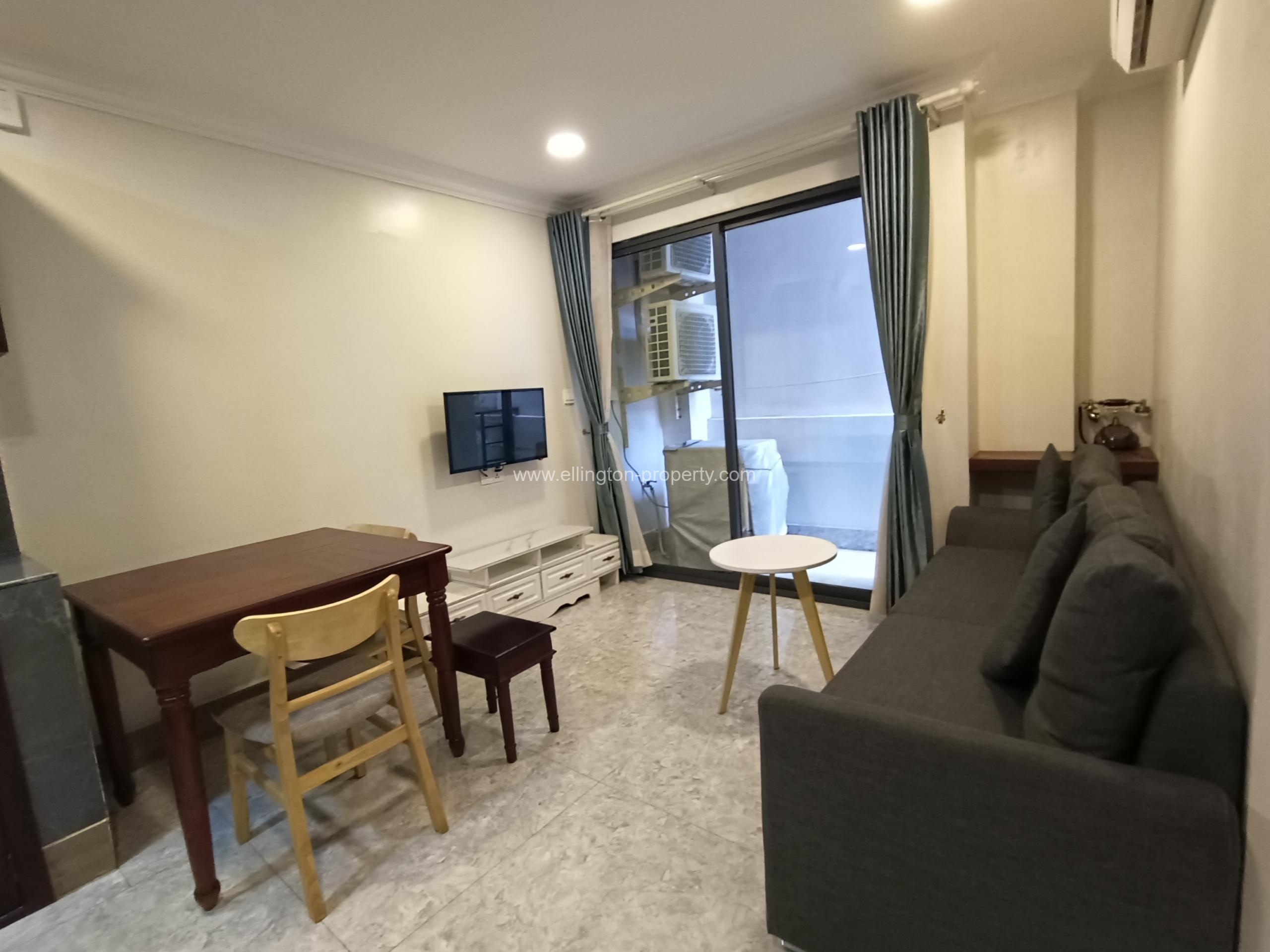 1bedroom Service Apartment For Rent In Daun Penh - Ellington Property