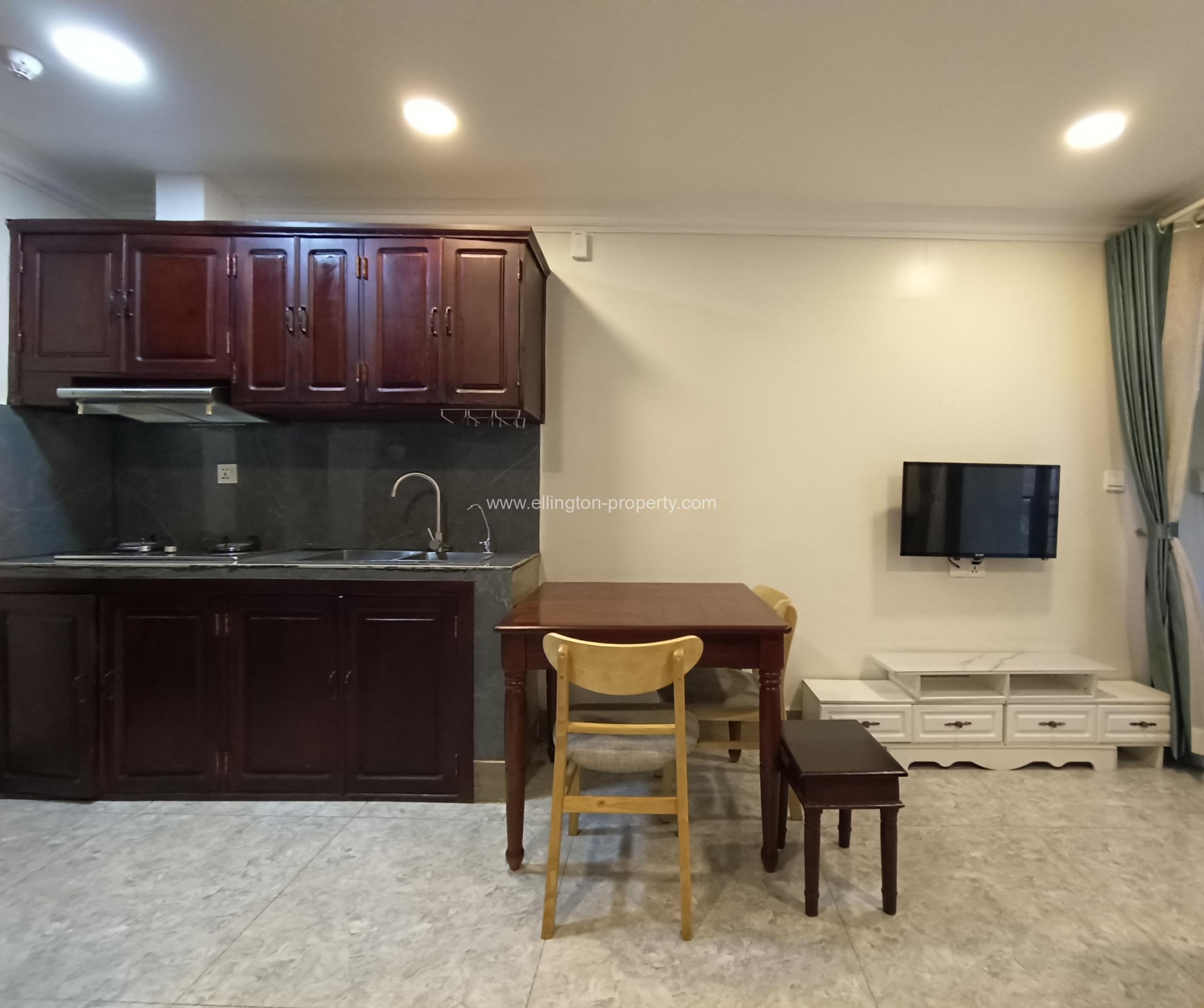 1bedroom Service Apartment For Rent In Daun Penh - Ellington Property