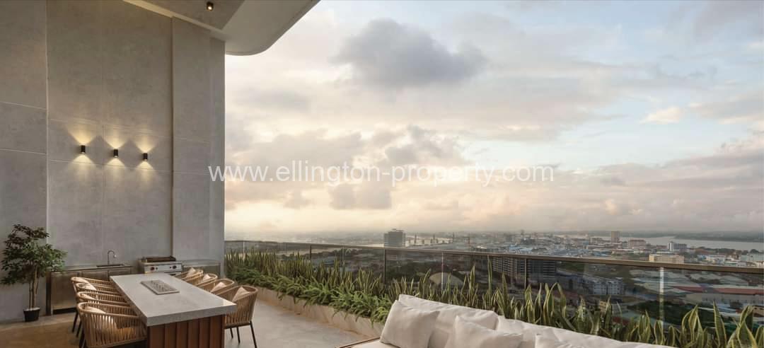 2bed Service Apartment For Rent In Chroy Changva - Ellington Property