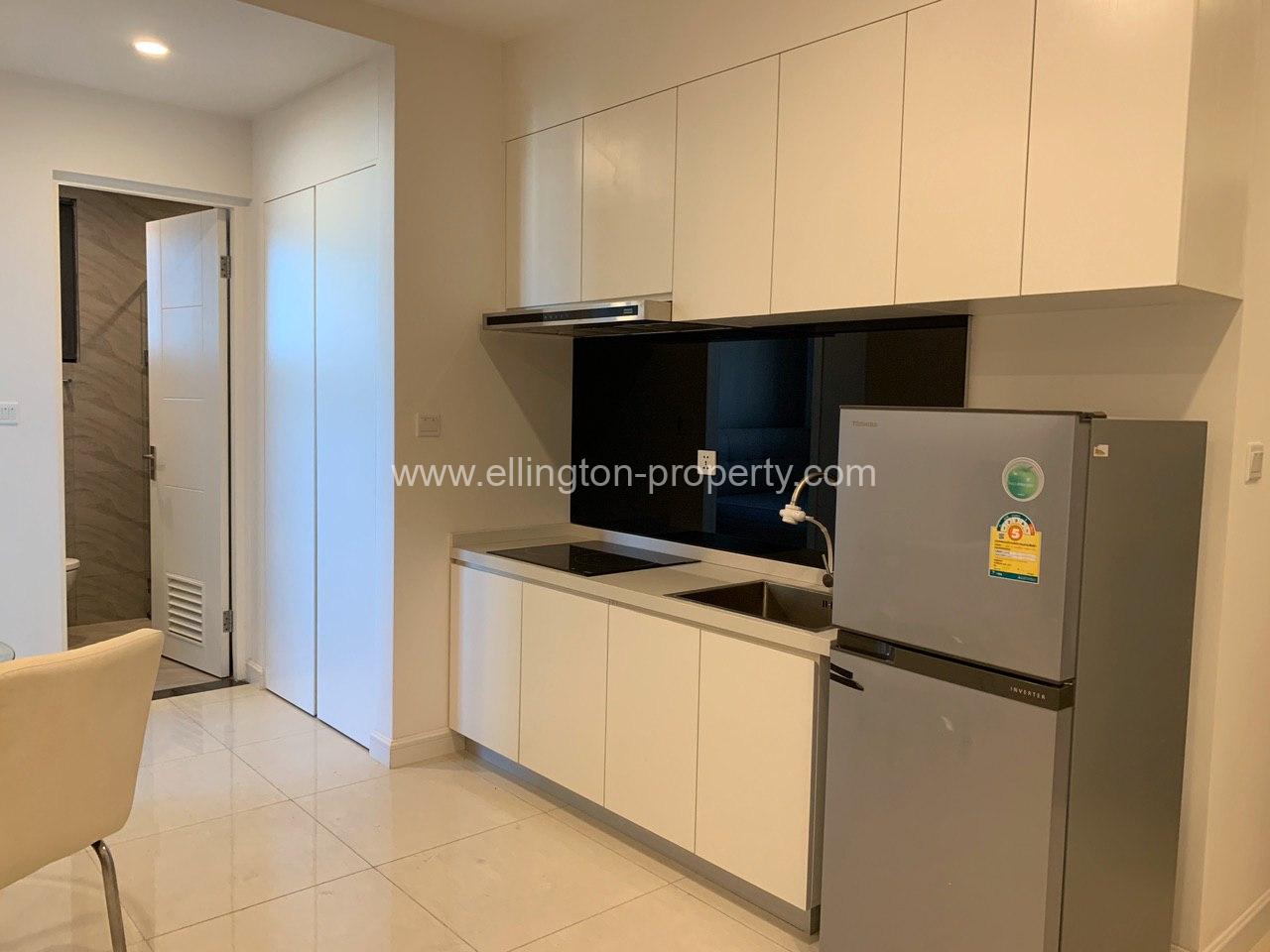 1 Bed Service Apartment For Rent In Bkk1 - Ellington Property