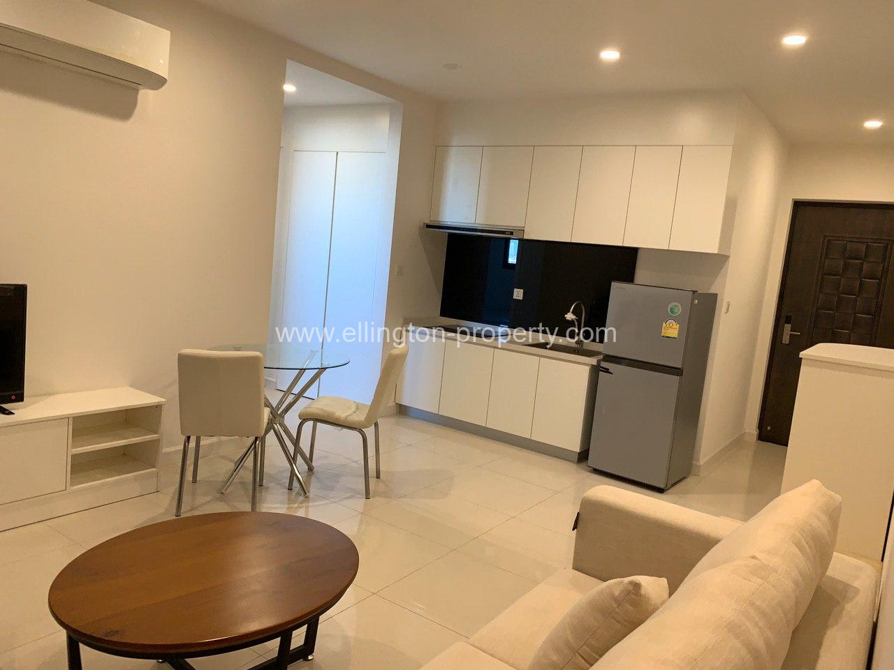 1 Bed Service Apartment For Rent In Bkk1 - Ellington Property