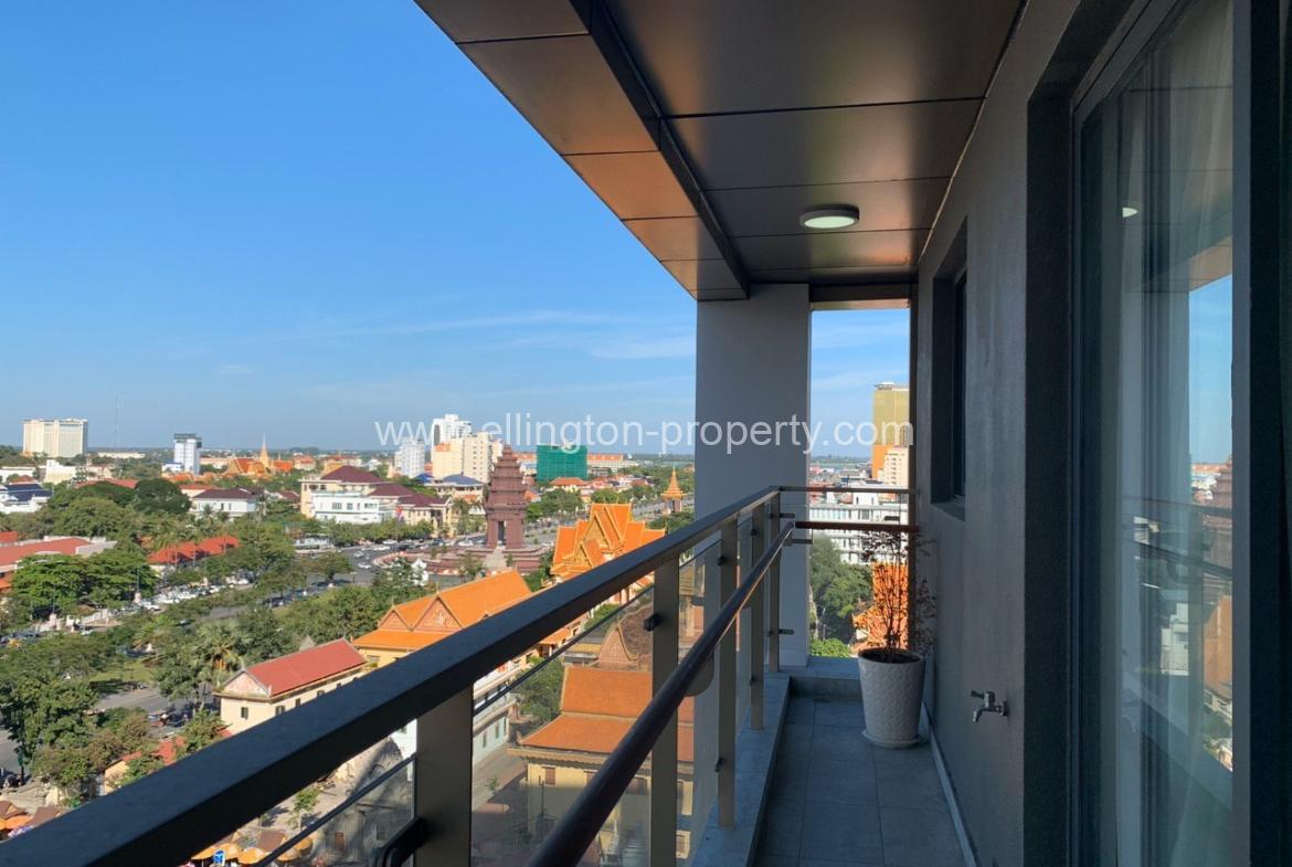 1 Bed Service Apartment For Rent In Bkk1 - Ellington Property