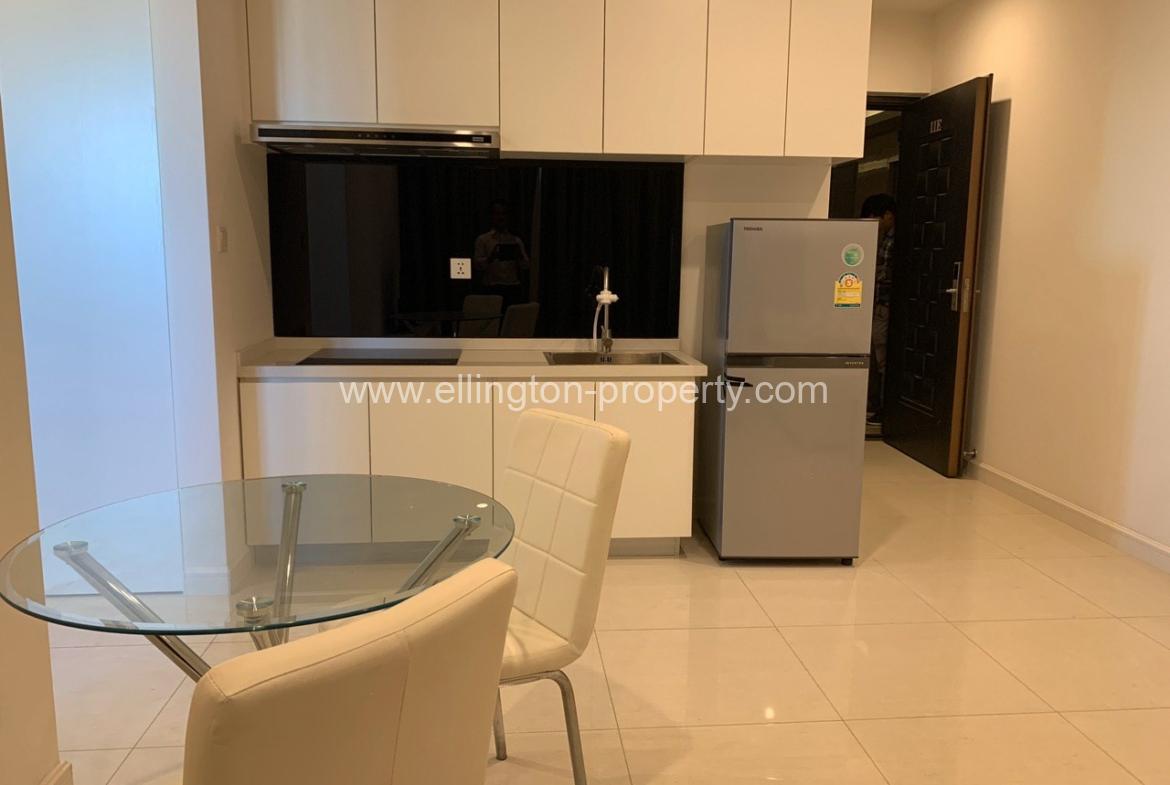 1 Bed Service Apartment For Rent In Bkk1 - Ellington Property