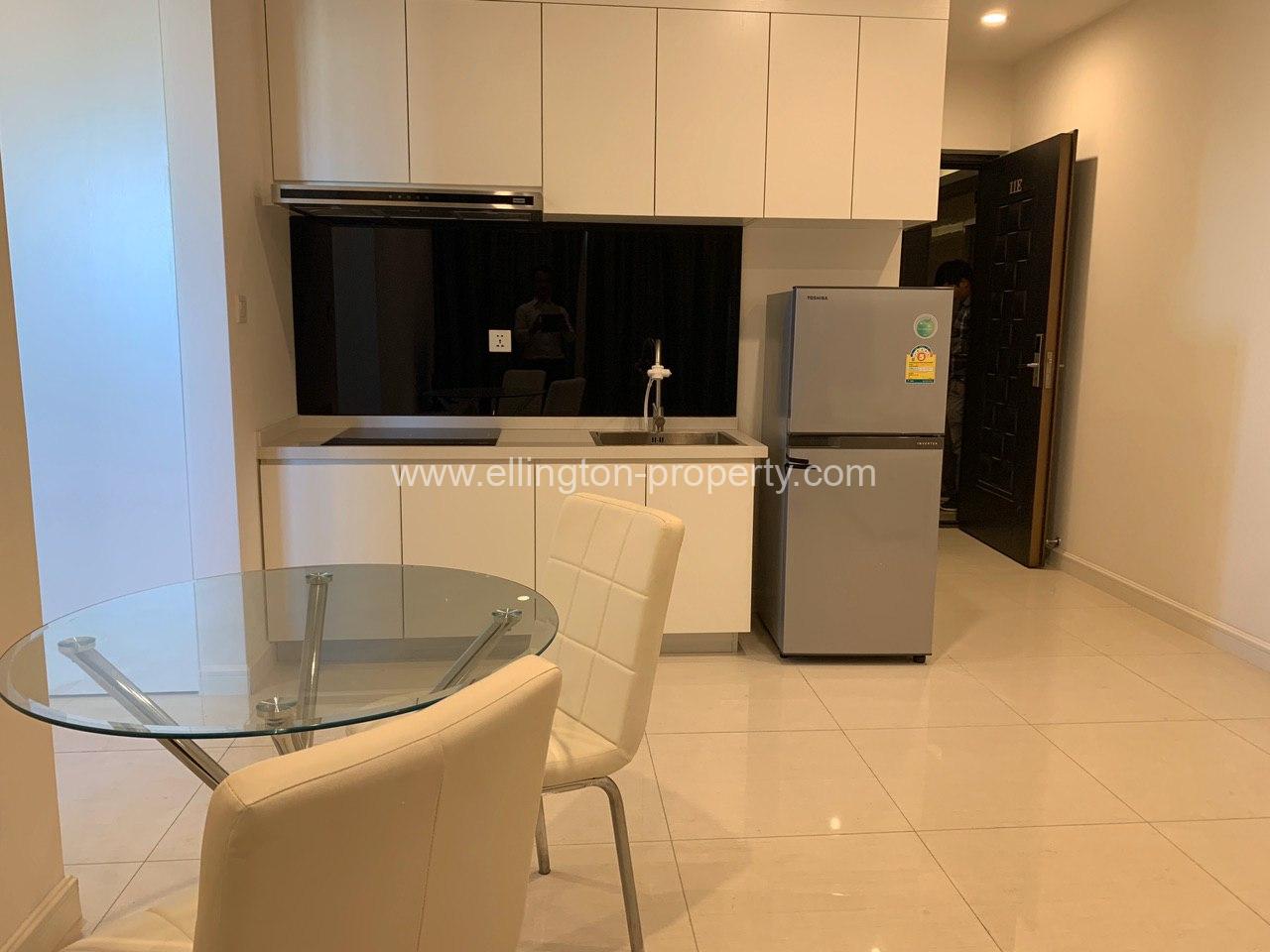 1 Bed Service Apartment For Rent In Bkk1 - Ellington Property