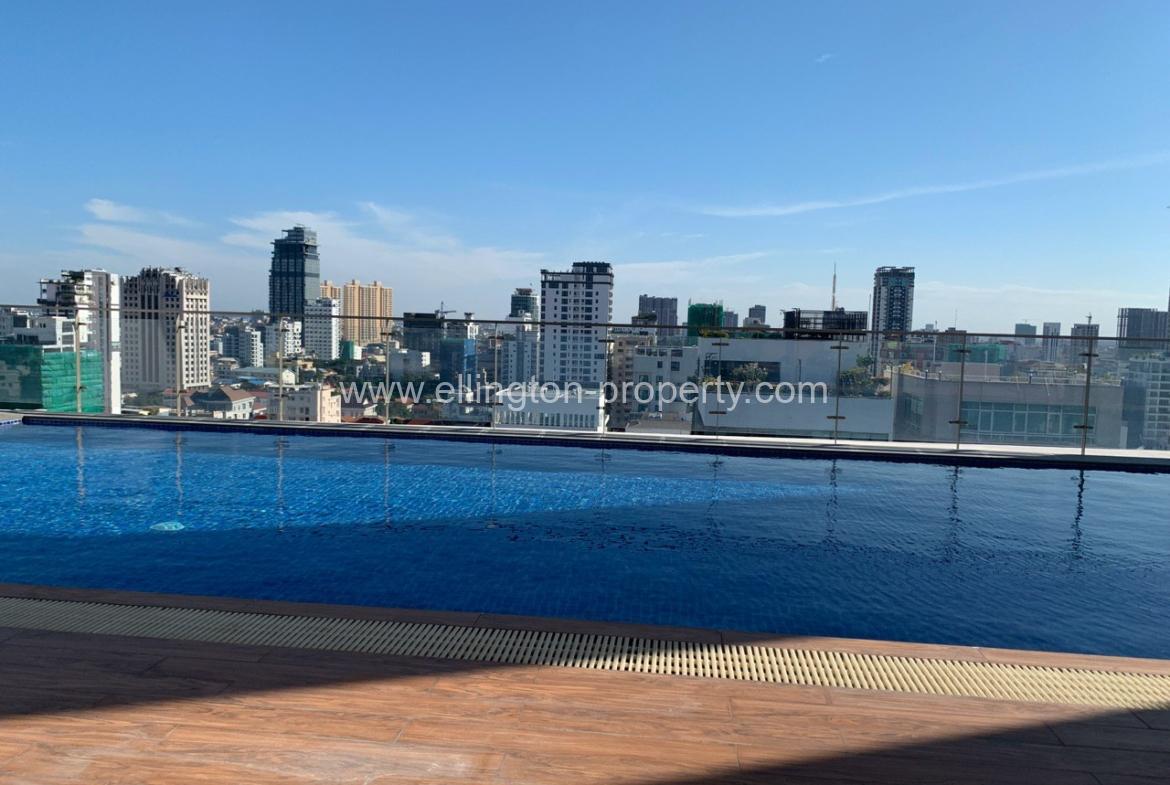 1 Bed Service Apartment For Rent In Bkk1 - Ellington Property