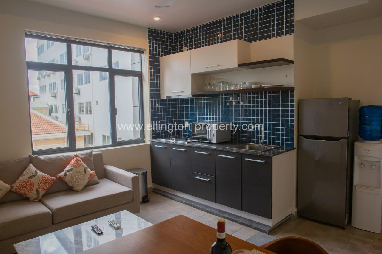 1bedroom Service Apartment For Rent In Daun Penh! - Ellington Property