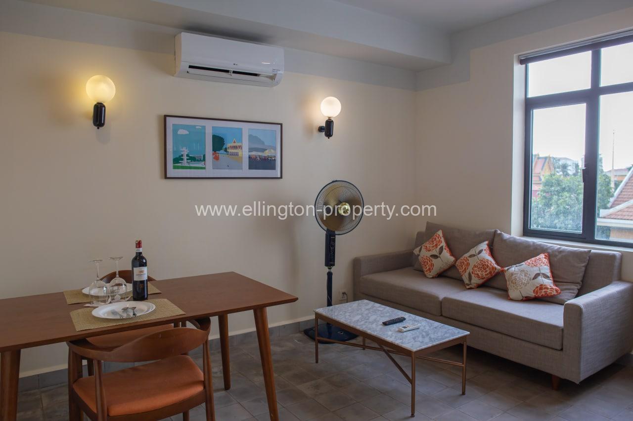 1bedroom Service Apartment For Rent In Daun Penh! - Ellington Property