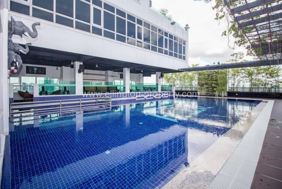 1 Bedroom Service Apartment For Rent Bkk3 - Ellington Property