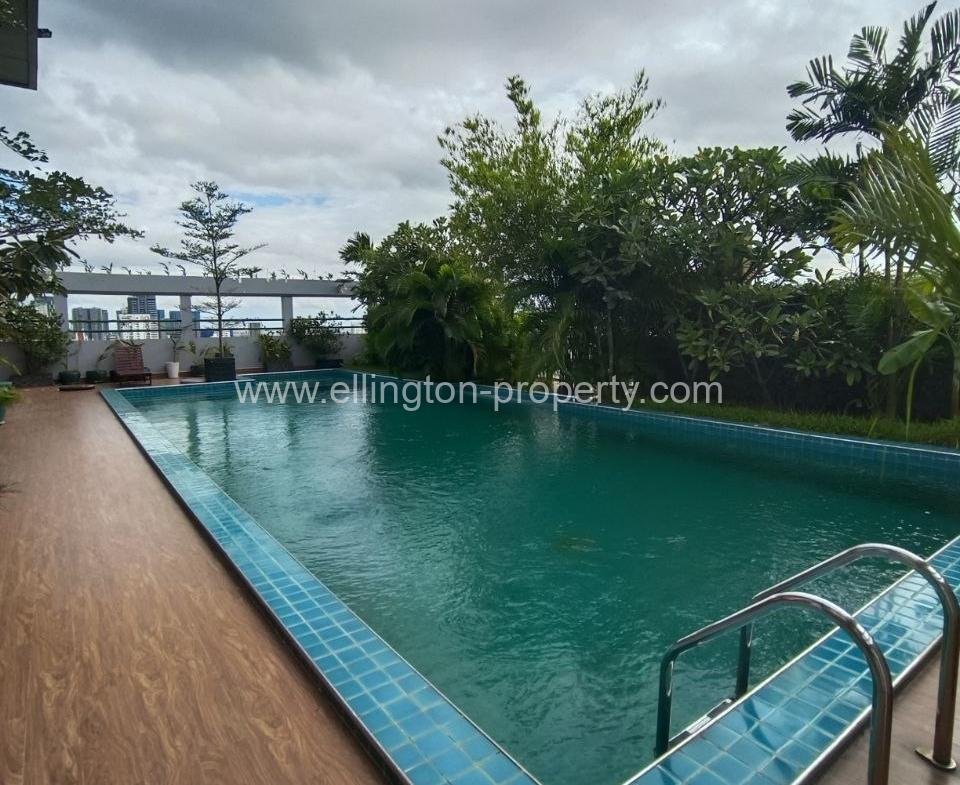 2bed Service Apartment For Rent Bkk1 - Ellington Property