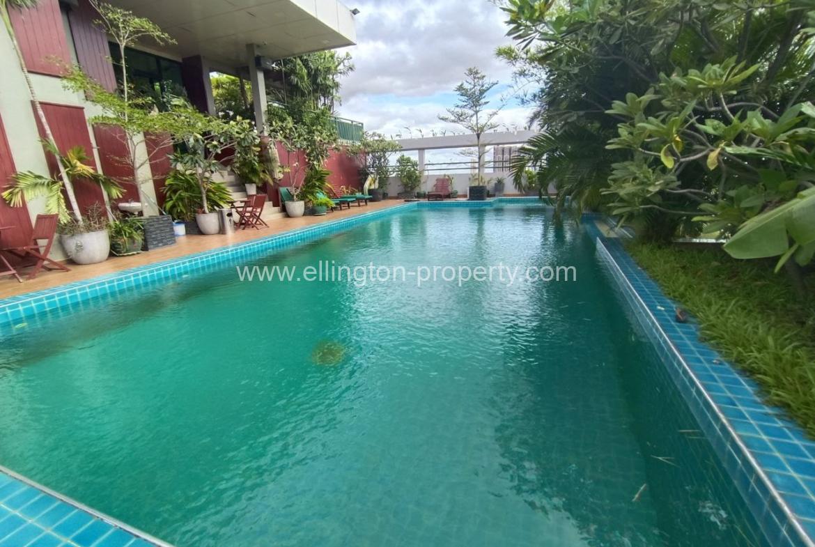 2bed Service Apartment For Rent Bkk1 - Ellington Property