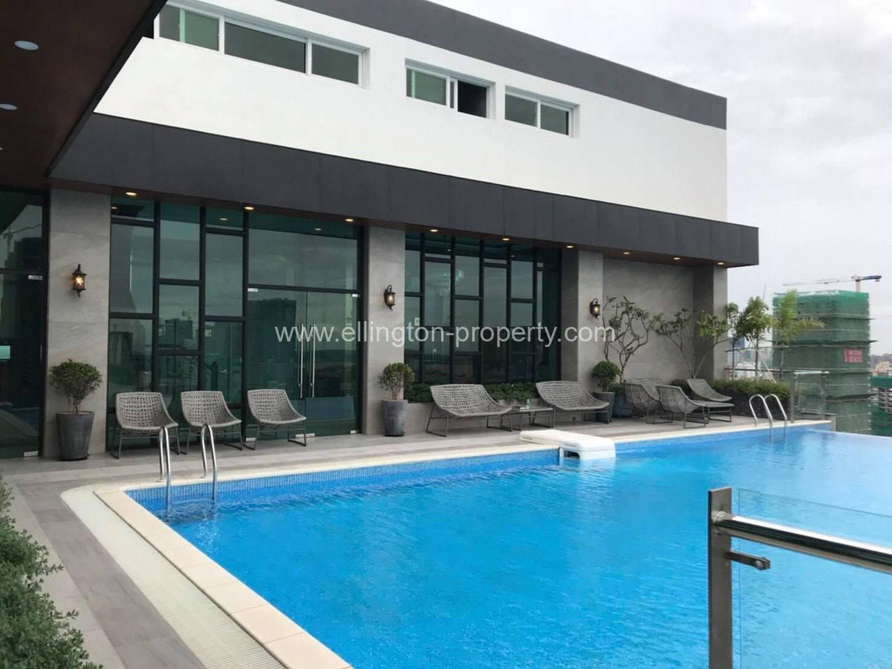 2bed Service Apartment For Rent Bkk1 - Ellington Property