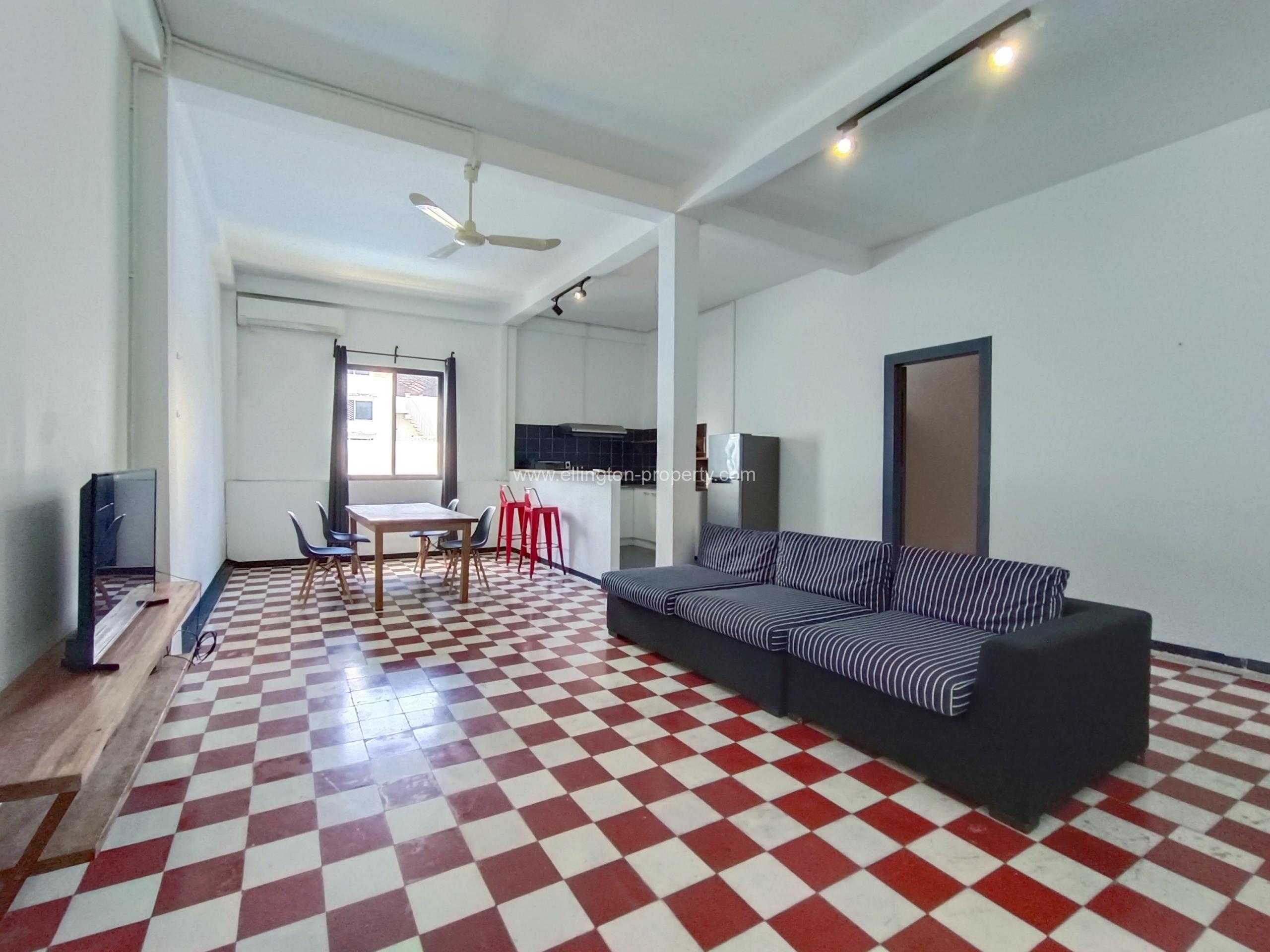 1 Bedroom Renovated Apartment For Rent In Daun Penh - Ellington Property