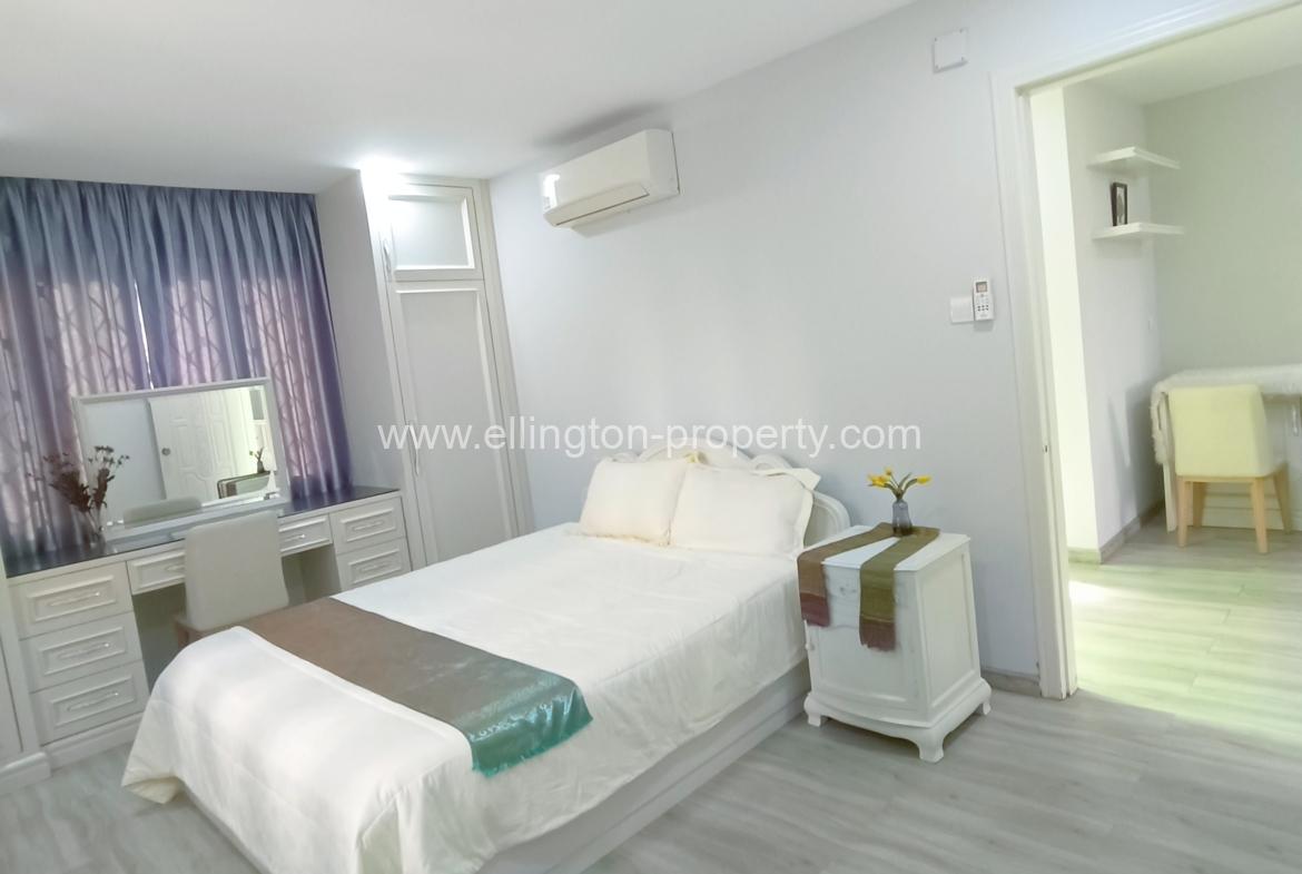 2 Bedrooms Service Apartment For Rent In Bkk1 - Ellington Property