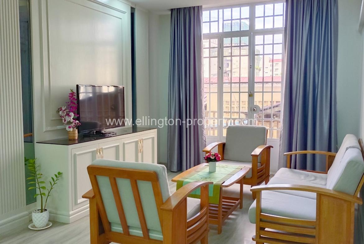 2 Bedrooms Service Apartment For Rent In Bkk1 - Ellington Property