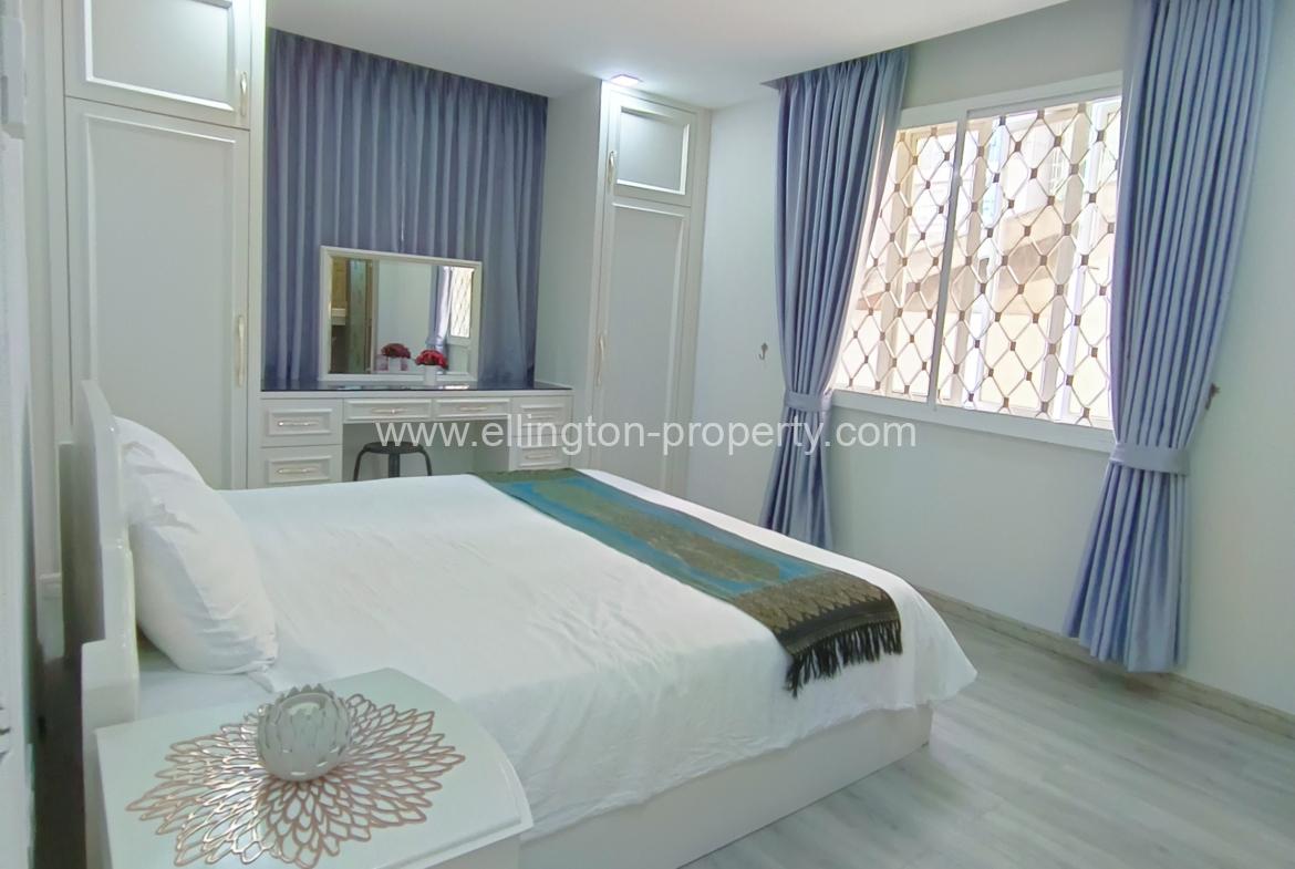 2 Bedrooms Service Apartment For Rent In Bkk1 - Ellington Property