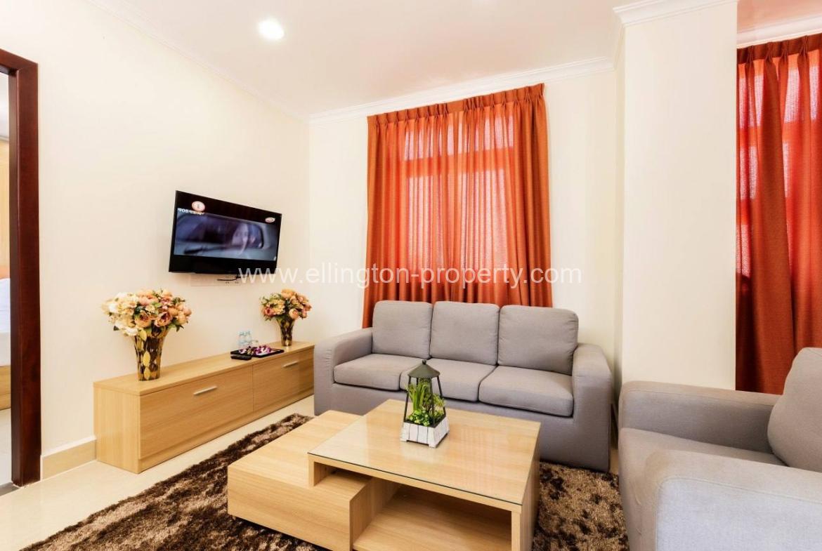 2 Bedrooms Service Apartment For Rent In Bkk2 - Ellington Property