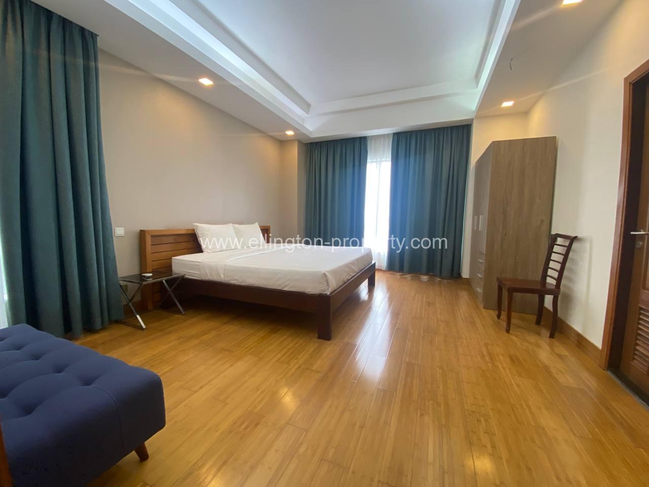 2 Bedrooms Service Apartment For Rent In Bkk1 - Ellington Property