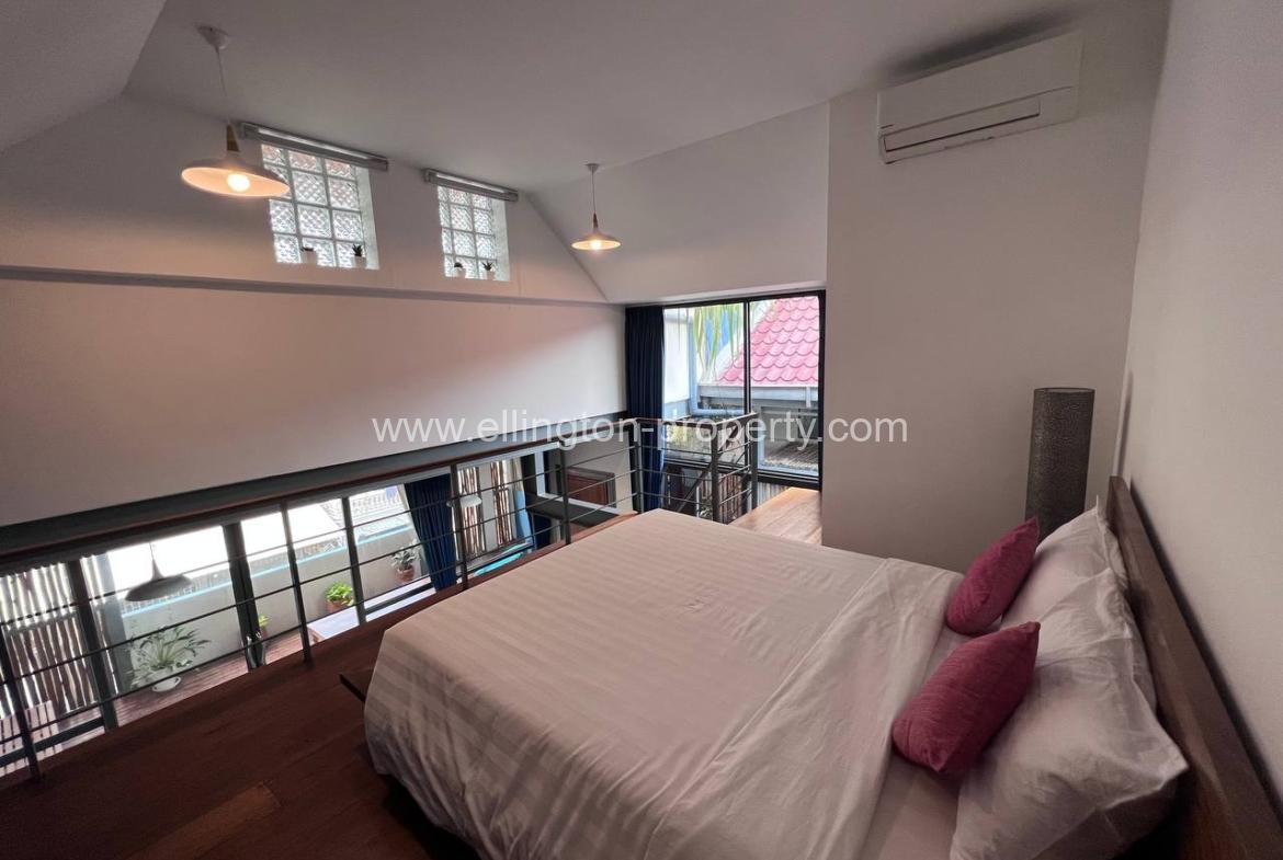 1 Bedroom Renovated Duplex Style For Rent Bkk3 - Ellington Property