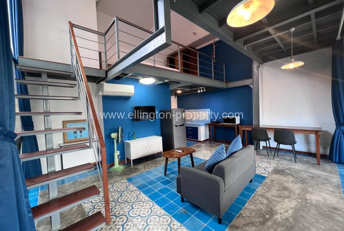 1 Bedroom Renovated Duplex Style For Rent Bkk3 - Ellington Property