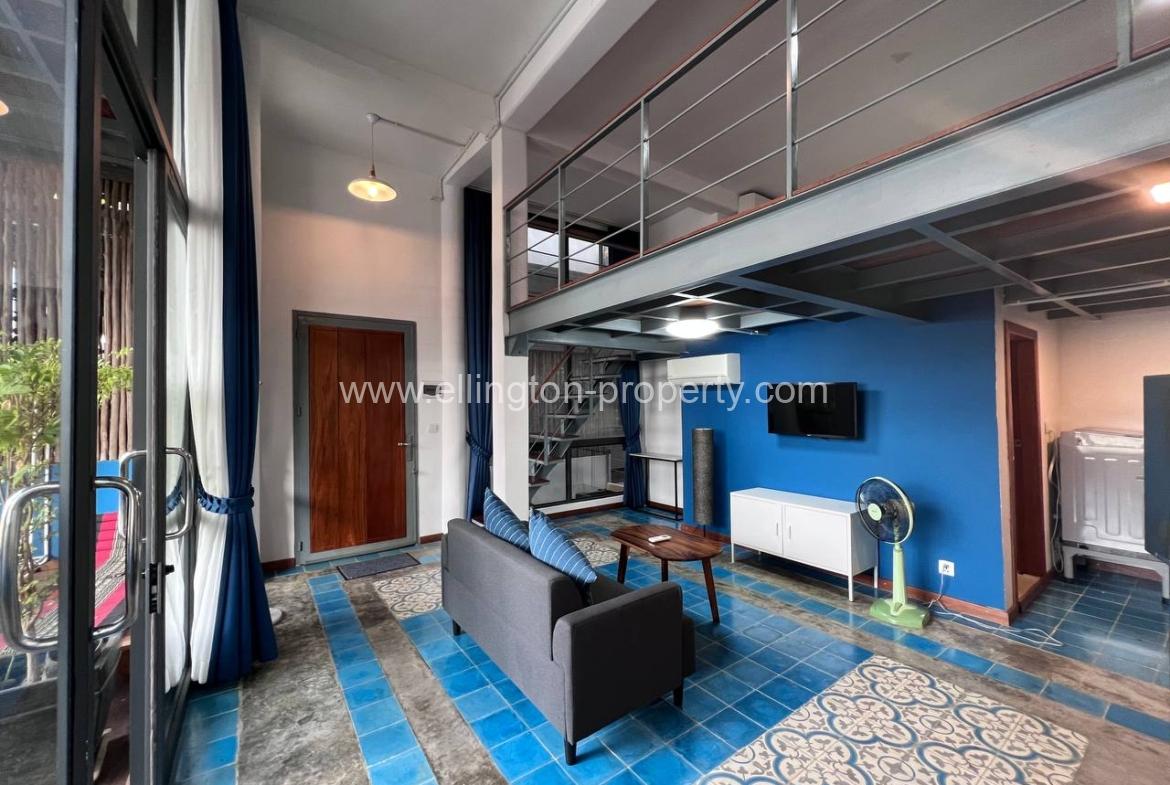 1 Bedroom Renovated Duplex Style For Rent Bkk3 - Ellington Property