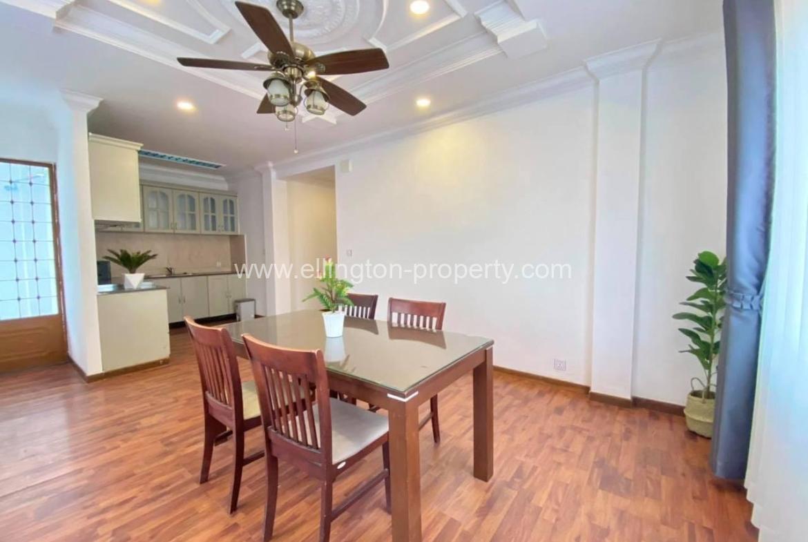 2 Bedrooms Service Apartment For Rent In Bkk1 - Ellington Property