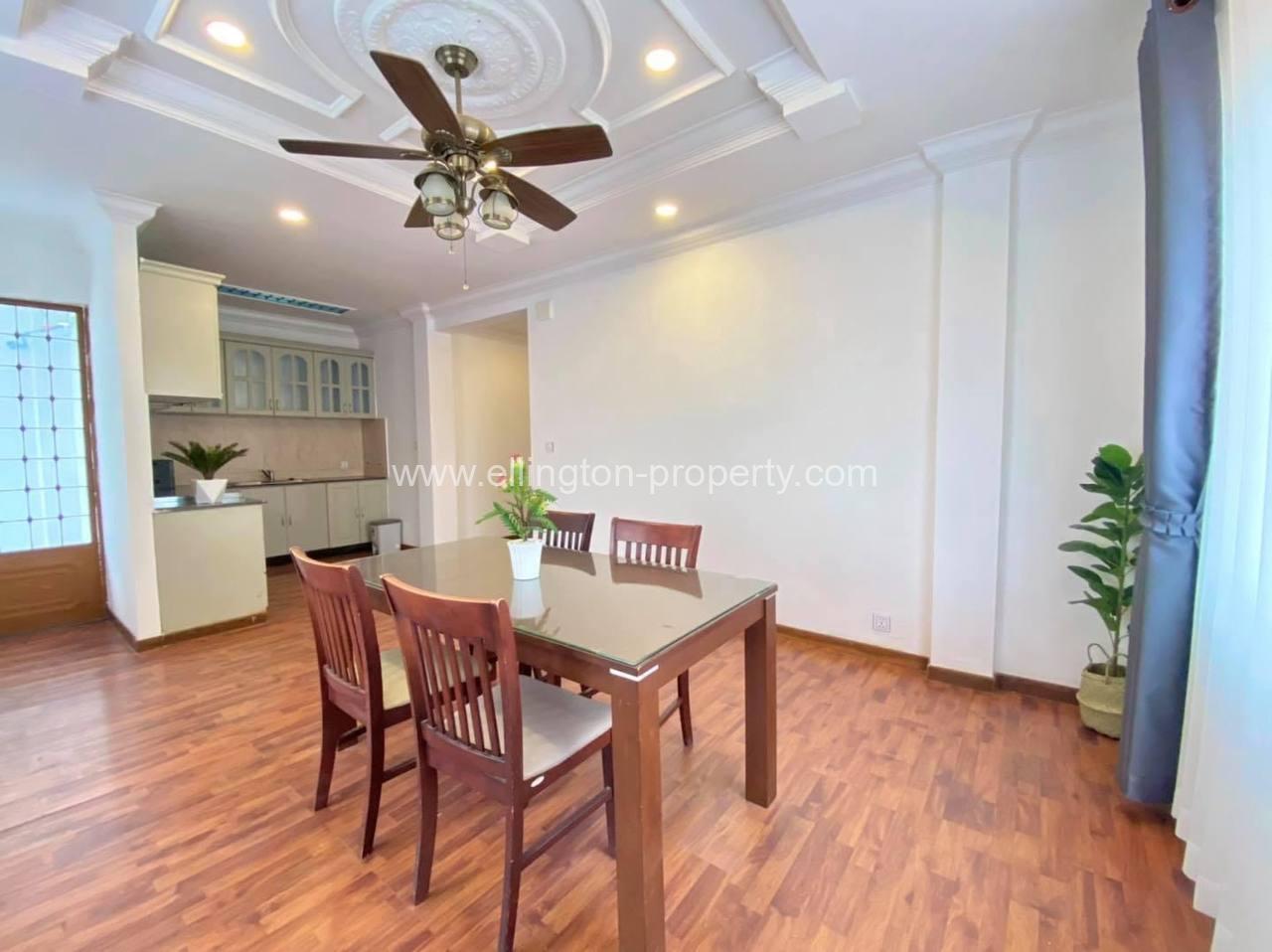 2 Bedrooms Service Apartment For Rent In Bkk1 - Ellington Property