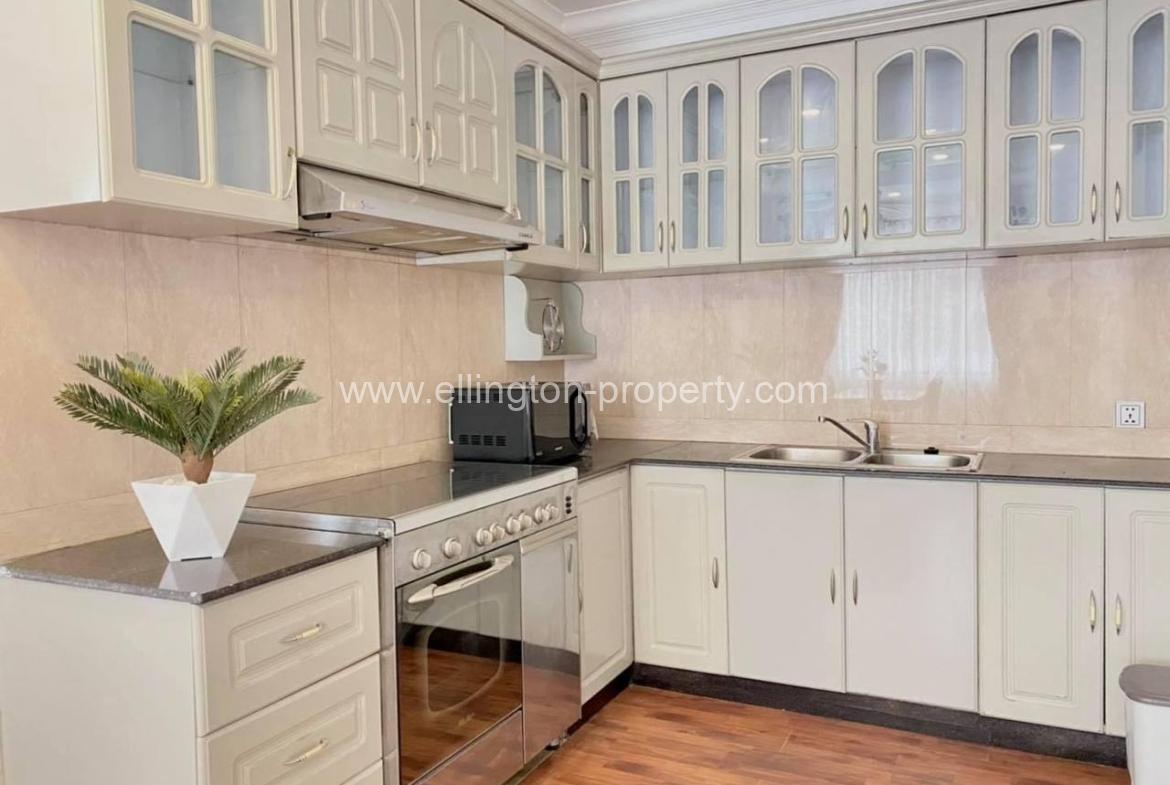 2 Bedrooms Service Apartment For Rent In Bkk1 - Ellington Property