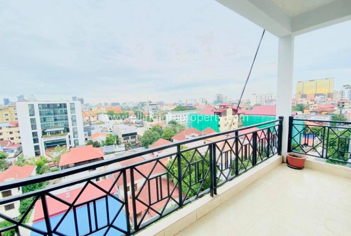 2 Bedrooms Service Apartment For Rent In Bkk1 - Ellington Property