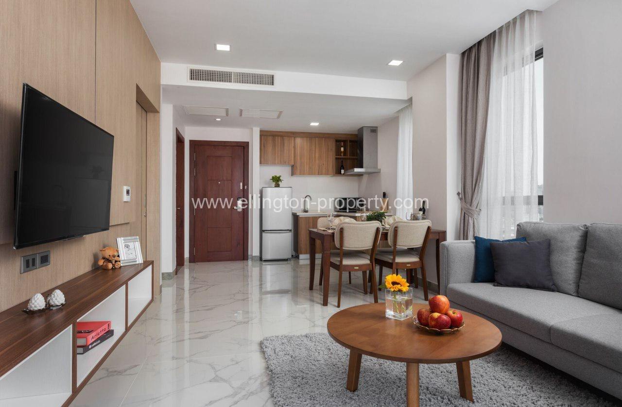 1 Bedroom Service Apartment For Rent In Toul Svay Prey 2 - Ellington Property