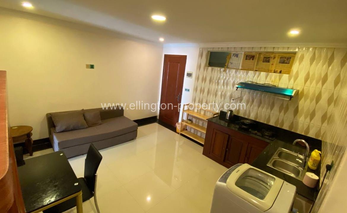 1 Bedroom Apartmen For Rent In Tonle Bassac. - Ellington Property