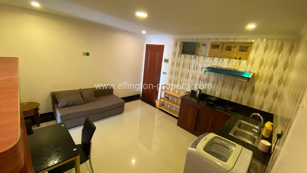 1 Bedroom Apartmen For Rent In Tonle Bassac. - Ellington Property