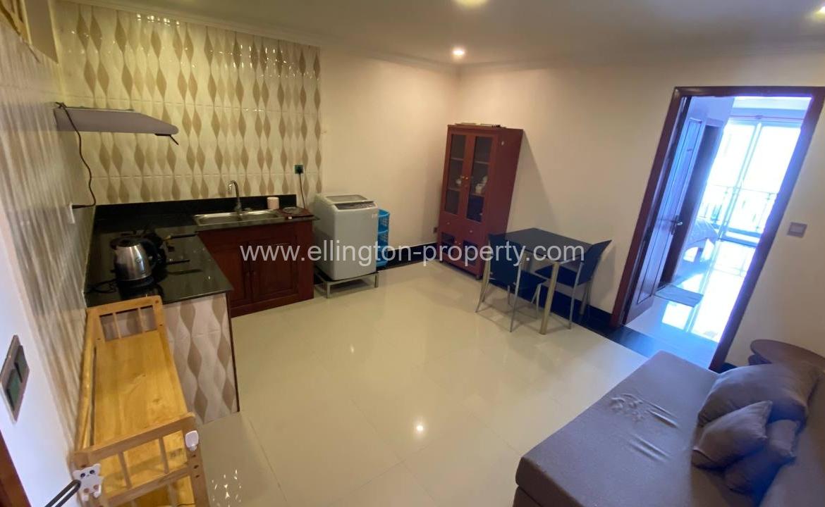 1 Bedroom Apartmen For Rent In Tonle Bassac. - Ellington Property