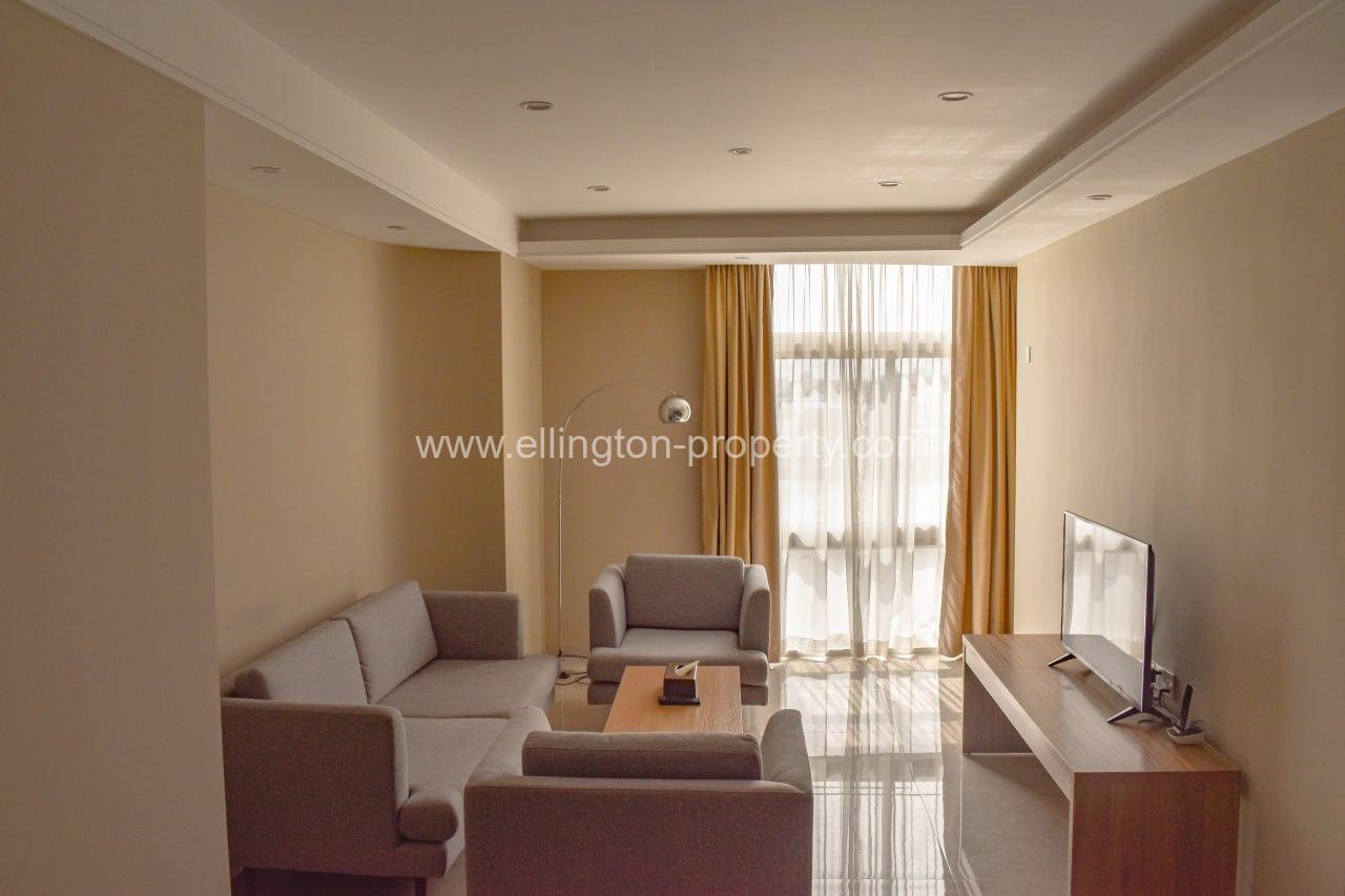 2 Bedrooms Apartment For Rent In Tonle Bassac Area. - Ellington Property