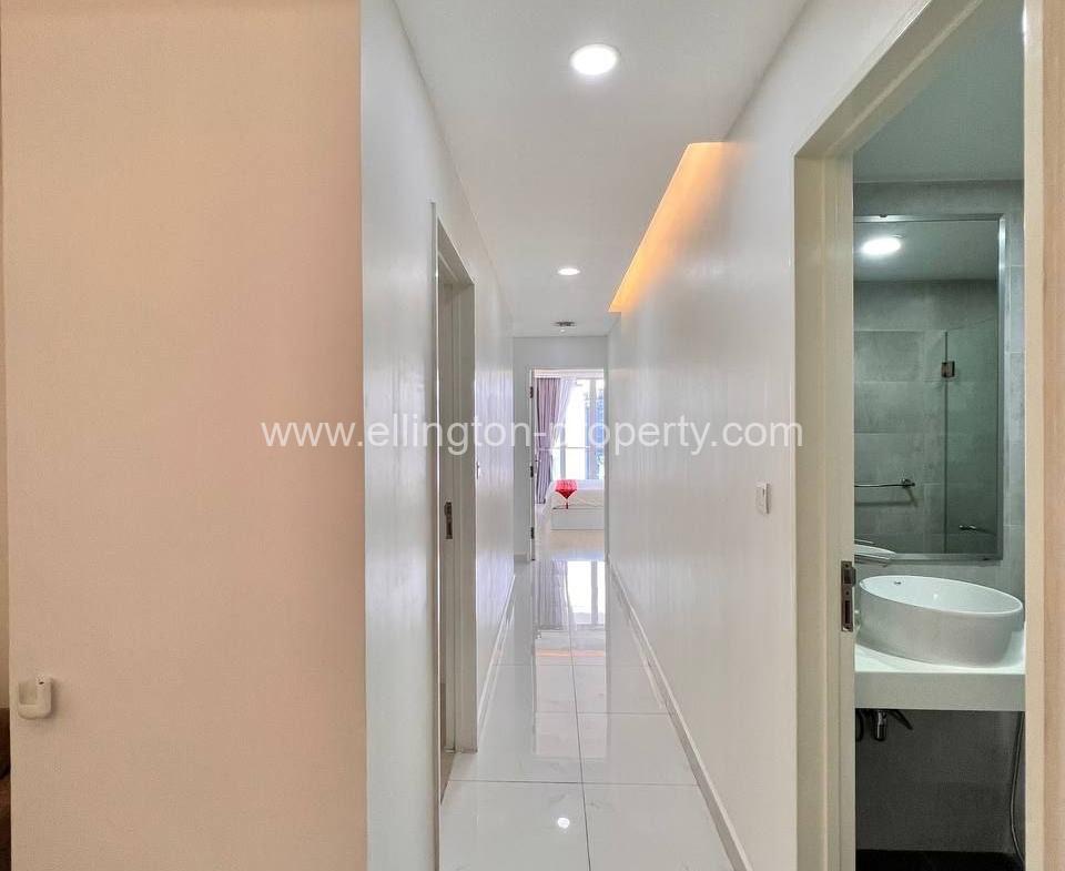 3 Bedrooms Service Apartment For Rent In Bkk1 - Ellington Property