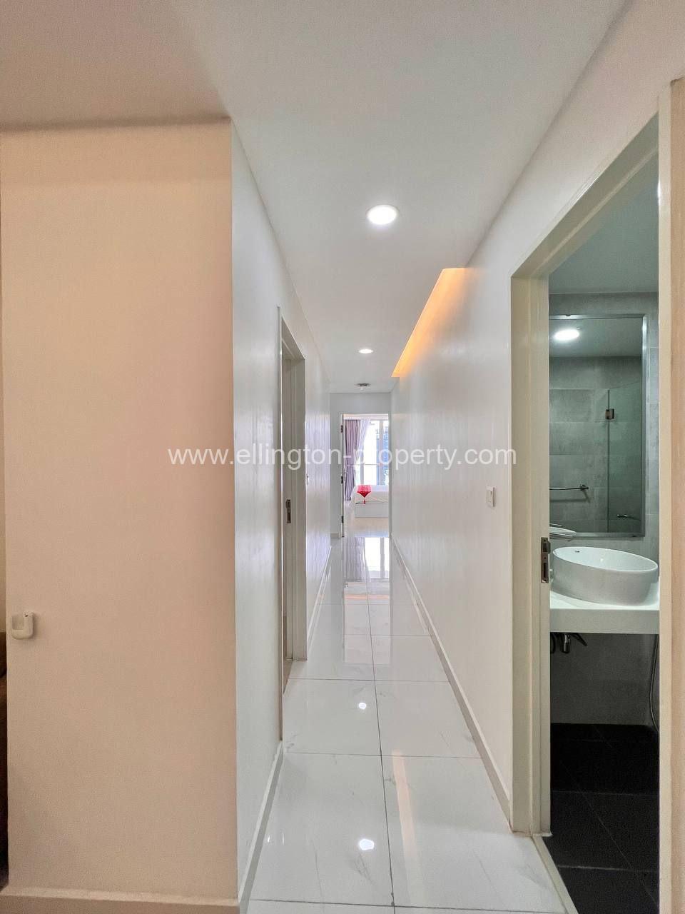 3 Bedrooms Service Apartment For Rent In Bkk1 - Ellington Property