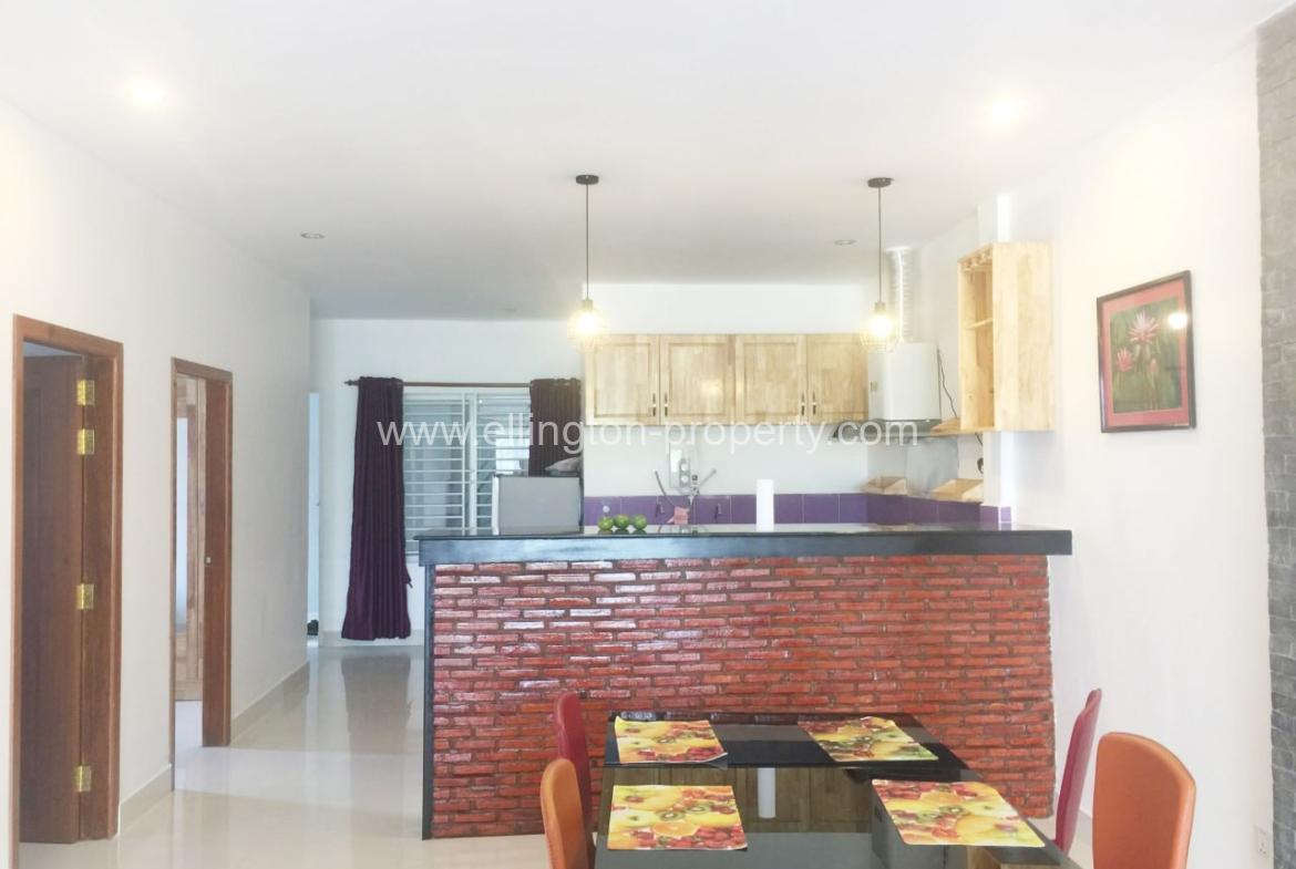 3 Bedrooms Apartment For Rent In Tonle Bassac Area. - Ellington Property