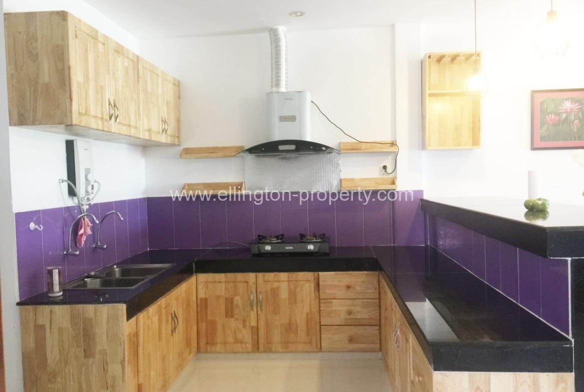 3 Bedrooms Apartment For Rent In Tonle Bassac Area. - Ellington Property