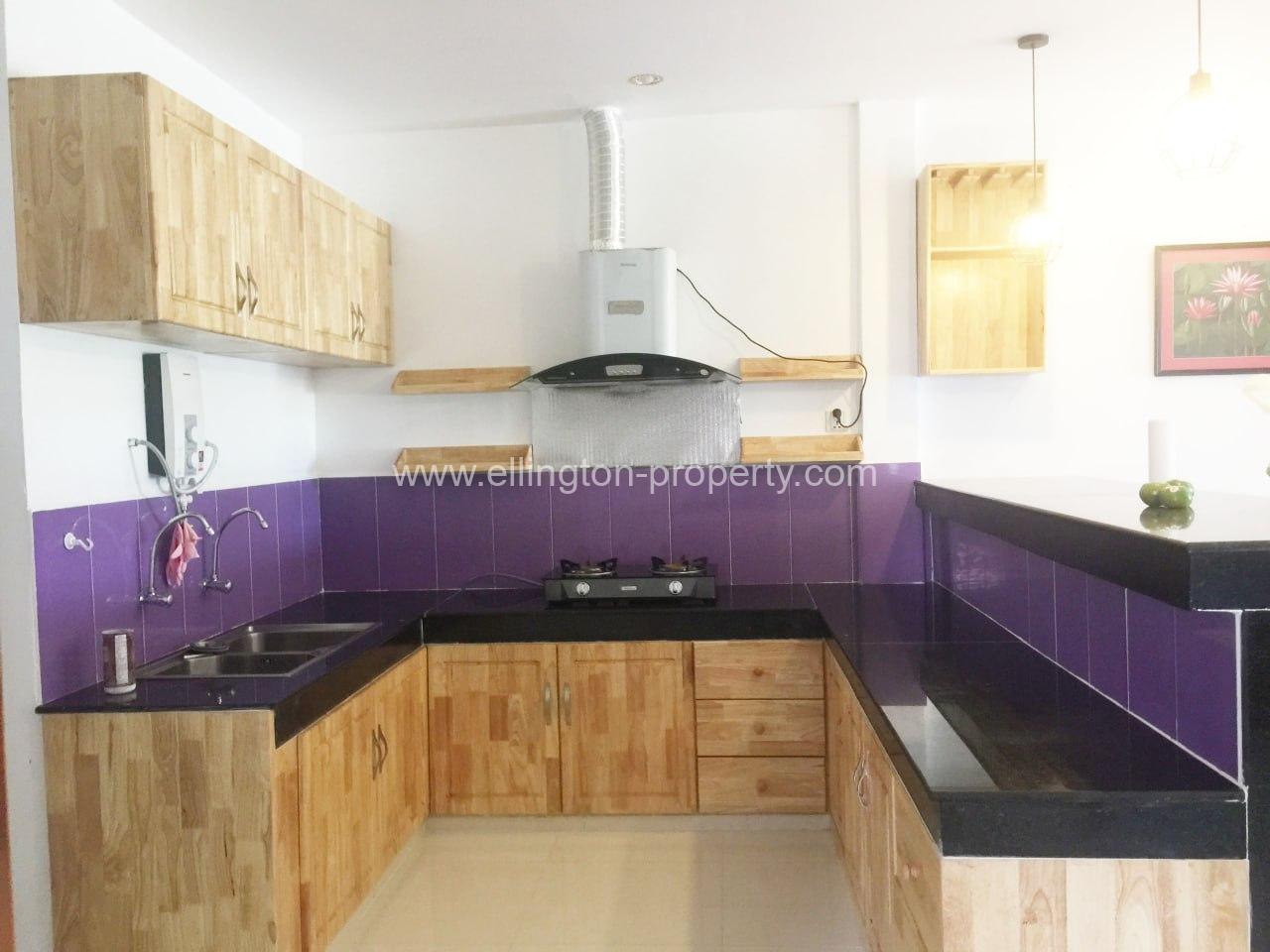 3 Bedrooms Apartment For Rent In Tonle Bassac Area. - Ellington Property