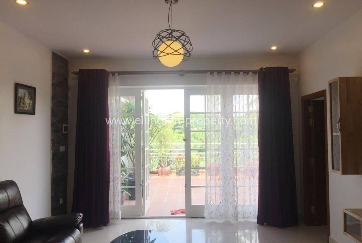 3 Bedrooms Apartment For Rent In Tonle Bassac Area. - Ellington Property