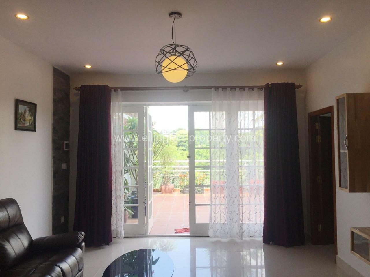 3 Bedrooms Apartment For Rent In Tonle Bassac Area. - Ellington Property