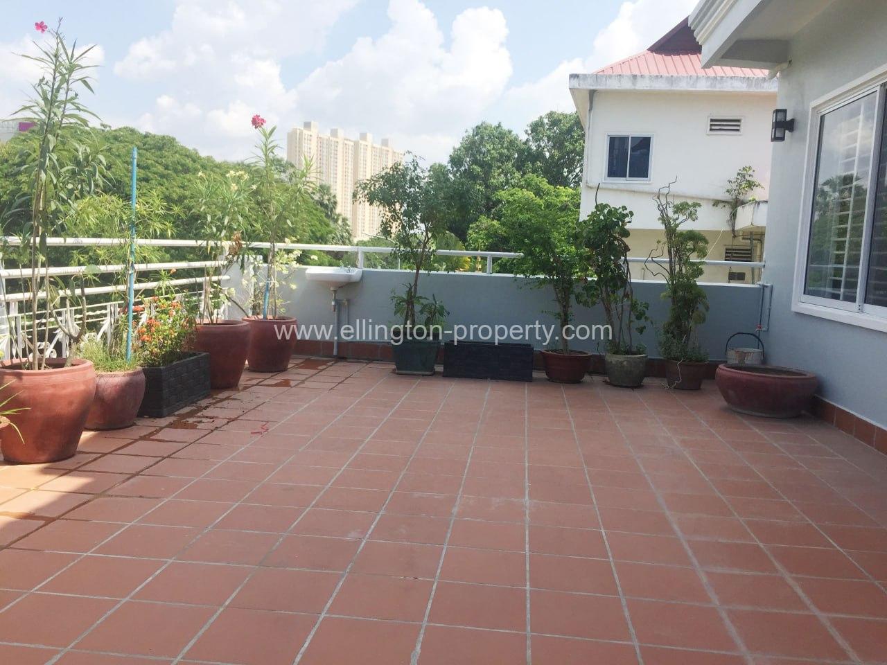 3 Bedrooms Apartment For Rent In Tonle Bassac Area. - Ellington Property