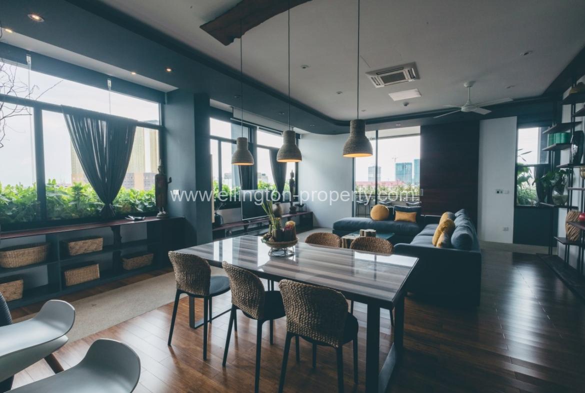 2 Bedrooms Apatrtment For Rent In Tonle Bassac Area. - Ellington Property